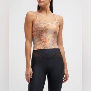 Beyond Yoga Slim Racerback Cropped Tank (XS) - Wallpaper Floral